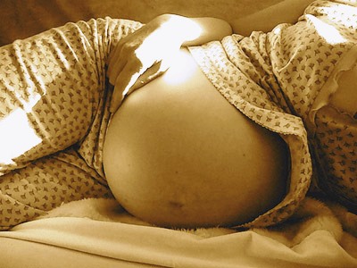 Cuerpo embarazada